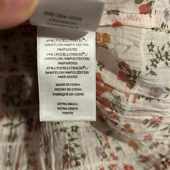 Rails Women's Addison Ambrosia Smocked Mini Skirt size XS- like new - Picture 11 of 12